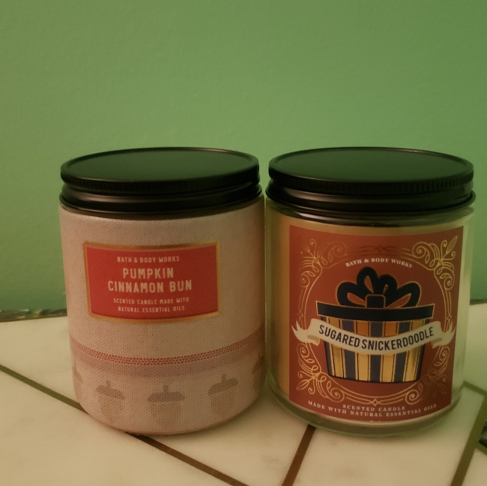 Bath & Body Works Pumpkin Candles